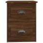 Mesita de noche de pared color roble marrón 41,5x36x53 cm de vidaXL, Mesitas de noche - Ref: Foro24-816406, Precio: 51,24 €, ...