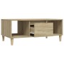 Mesa de centro madera contrachapada roble Sonoma 90x50x36,5 cm en Mesas de centro | Comprar online en Foru.es