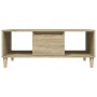 Mesa de centro madera contrachapada roble Sonoma 90x50x36,5 cm en Mesas de centro | Comprar online en Foru.es
