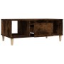Mesa de centro madera contrachapada roble ahumado 90x50x36,5 cm en Mesas de centro | Comprar online en Foru.es