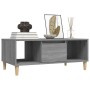 Mesa de centro madera contrachapada gris Sonoma 90x50x36,5 cm en Mesas de centro | Comprar online en Foru.es