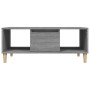 Mesa de centro madera contrachapada gris Sonoma 90x50x36,5 cm en Mesas de centro | Comprar online en Foru.es