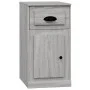 Armario auxiliar y cajón madera contrachapada gris 40x50x75 cm de vidaXL, Taquillas y armarios de almacenamiento - Ref: Foro2...