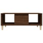 Mesa de centro madera contrachapada marrón roble 90x50x36,5 cm en Mesas de centro | Comprar online en Foru.es