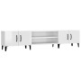 Mueble de TV madera contrachapada blanco brillo 180x31,5x40 cm de vidaXL, Muebles TV - Ref: Foro24-816266, Precio: 115,83 €, ...