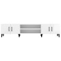 Mueble de TV madera contrachapada blanco brillo 180x31,5x40 cm de vidaXL, Muebles TV - Ref: Foro24-816266, Precio: 115,83 €, ...