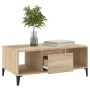 Mesa de centro madera contrachapada roble Sonoma 90x50x36,5 cm en Mesas de centro | Comprar online en Foru.es