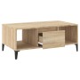 Mesa de centro madera contrachapada roble Sonoma 90x50x36,5 cm en Mesas de centro | Comprar online en Foru.es