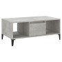Mesa de centro madera contrachapada gris hormigón 90x50x36,5 cm en Mesas de centro | Comprar online en Foru.es