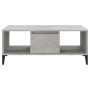 Mesa de centro madera contrachapada gris hormigón 90x50x36,5 cm en Mesas de centro | Comprar online en Foru.es