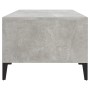 Mesa de centro madera contrachapada gris hormigón 90x50x36,5 cm en Mesas de centro | Comprar online en Foru.es