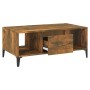 Mesa de centro madera contrachapada roble ahumado 90x50x36,5 cm en Mesas de centro | Comprar online en Foru.es