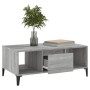Mesa de centro madera contrachapada gris Sonoma 90x50x36,5 cm en Mesas de centro | Comprar online en Foru.es