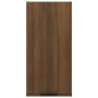 Armario de baño de pared roble marrón 32x20x67 cm de vidaXL, Taquillas y armarios de almacenamiento - Ref: Foro24-817062, Pre...