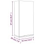 Armario de baño de pared roble marrón 32x20x67 cm de vidaXL, Taquillas y armarios de almacenamiento - Ref: Foro24-817062, Pre...