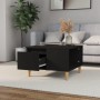 Mesa de centro madera contrachapada negro 55x55x36,5 cm en Mesas de centro | Comprar online en Foru.es