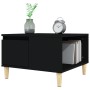 Mesa de centro madera contrachapada negro 55x55x36,5 cm en Mesas de centro | Comprar online en Foru.es