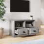 Mueble para TV madera contrachapada gris Sonoma 80x35x50 cm de vidaXL, Muebles TV - Ref: Foro24-816286, Precio: 68,66 €, Desc...