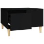 Mesa de centro madera contrachapada negro 55x55x36,5 cm en Mesas de centro | Comprar online en Foru.es
