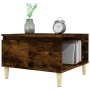 Mesa de centro madera contrachapada roble ahumado 55x55x36,5 cm en Mesas de centro | Comprar online en Foru.es