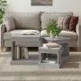 Mesas de centro 3 uds madera de ingeniería gris Sonoma de vidaXL, Mesas de centro - Ref: Foro24-816494, Precio: 69,45 €, Desc...