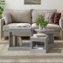 Mesas de centro 3 uds madera de ingeniería gris Sonoma de vidaXL, Mesas de centro - Ref: Foro24-816494, Precio: 70,29 €, Desc...