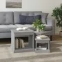 Mesas de centro 3 uds madera de ingeniería gris Sonoma de vidaXL, Mesas de centro - Ref: Foro24-816494, Precio: 69,45 €, Desc...