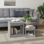 Mesas de centro 3 uds madera de ingeniería gris Sonoma de vidaXL, Mesas de centro - Ref: Foro24-816494, Precio: 70,29 €, Desc...