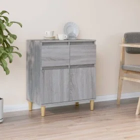 Sonoma gray plywood sideboard 60x35x70 cm by vidaXL, Sideboards - Ref: Foro24-819682, Price: 60,94 €, Discount: %