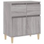 Aparador de madera contrachapada gris Sonoma 60x35x70 cm de vidaXL, Aparadores - Ref: Foro24-819682, Precio: 61,61 €, Descuen...