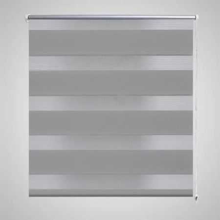 Persiana Cebra 140 x 175cm Gris de vidaXL, Persianas y estores - Ref: Foro24-240223, Precio: 33,26 €, Descuento: %