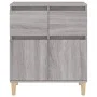 Sonoma gray plywood sideboard 60x35x70 cm by vidaXL, Sideboards - Ref: Foro24-819682, Price: 60,94 €, Discount: %