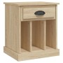 Mesita de noche color roble Sonoma 43x36x50 cm de vidaXL, Mesitas de noche - Ref: Foro24-816350, Precio: 36,22 €, Descuento: %