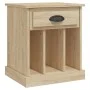 Mesita de noche color roble Sonoma 43x36x50 cm de vidaXL, Mesitas de noche - Ref: Foro24-816350, Precio: 35,67 €, Descuento: %