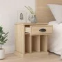 Mesita de noche color roble Sonoma 43x36x50 cm de vidaXL, Mesitas de noche - Ref: Foro24-816350, Precio: 35,67 €, Descuento: %