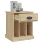 Mesita de noche color roble Sonoma 43x36x50 cm de vidaXL, Mesitas de noche - Ref: Foro24-816350, Precio: 35,67 €, Descuento: %