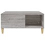 Mesa de centro madera contrachapada gris Sonoma 80x80x36,5 cm en Mesas de centro | Comprar online en Foru.es
