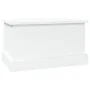 Baúl almacenaje madera contrachapada blanco brillo 50x30x28 cm de vidaXL, Baúles de almacenamiento - Ref: Foro24-816498, Prec...