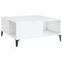 Mesa de centro madera contrachapada blanco 80x80x36,5 cm en Mesas de centro | Comprar online en Foru.es