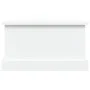 Baúl almacenaje madera contrachapada blanco brillo 50x30x28 cm de vidaXL, Baúles de almacenamiento - Ref: Foro24-816498, Prec...