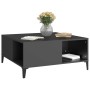Mesa de centro madera contrachapada negro 80x80x36,5 cm en Mesas de centro | Comprar online en Foru.es