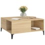 Mesa de centro madera contrachapada roble Sonoma 80x80x36,5 cm en Mesas de centro | Comprar online en Foru.es