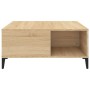 Mesa de centro madera contrachapada roble Sonoma 80x80x36,5 cm en Mesas de centro | Comprar online en Foru.es