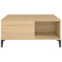 Mesa de centro madera contrachapada roble Sonoma 80x80x36,5 cm en Mesas de centro | Comprar online en Foru.es
