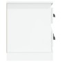 Mueble de TV madera contrachapada blanco brillo 100x35,5x45 cm de vidaXL, Muebles TV - Ref: Foro24-816450, Precio: 65,96 €, D...