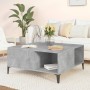 Mesa de centro madera contrachapada gris hormigón 80x80x36,5 cm en Mesas de centro | Comprar online en Foru.es