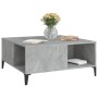 Mesa de centro madera contrachapada gris hormigón 80x80x36,5 cm en Mesas de centro | Comprar online en Foru.es