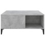 Mesa de centro madera contrachapada gris hormigón 80x80x36,5 cm en Mesas de centro | Comprar online en Foru.es