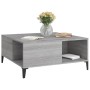 Mesa de centro madera contrachapada gris Sonoma 80x80x36,5 cm en Mesas de centro | Comprar online en Foru.es