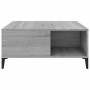 Mesa de centro madera contrachapada gris Sonoma 80x80x36,5 cm en Mesas de centro | Comprar online en Foru.es